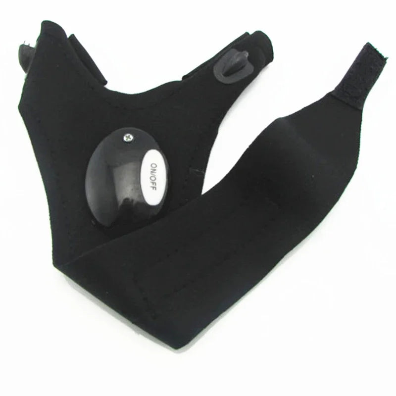 Heavy Duty Gloves with Flashlight