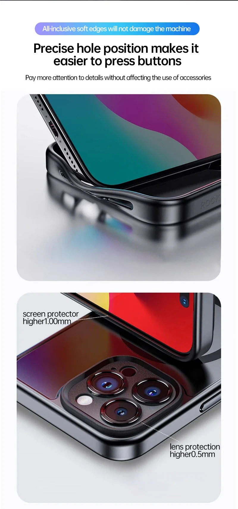 Digital Smart Case For iphone 13 14 15 Pro Max