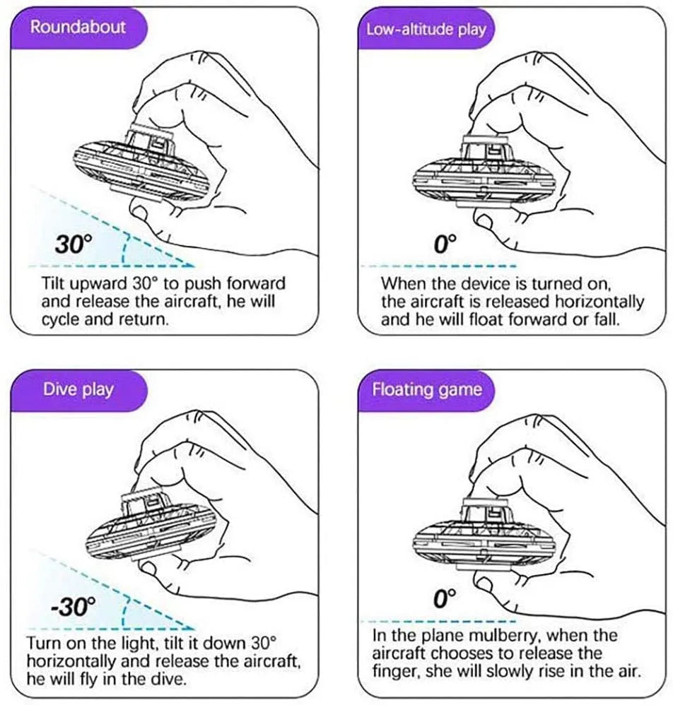 Magic Flying Spinner Flight Gyro Toy for Adults & Kids