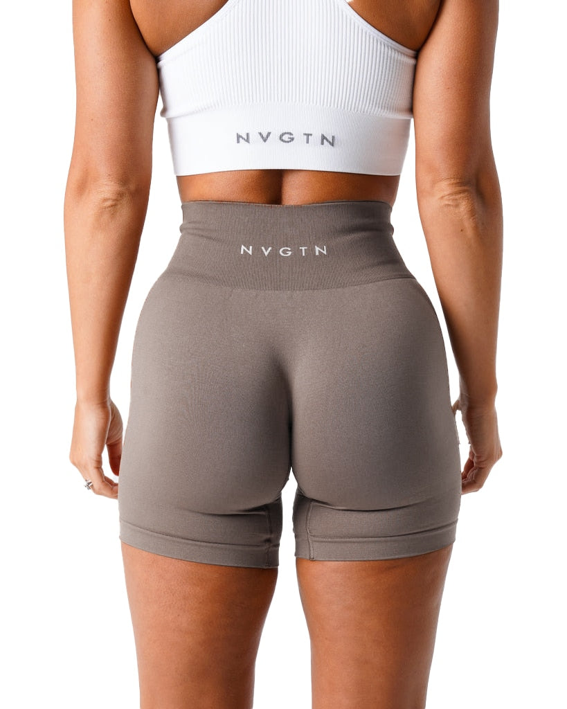 NVGTN Seamless Spandex Workout Shorts for Women - Soft and Stylish Fitness Attire