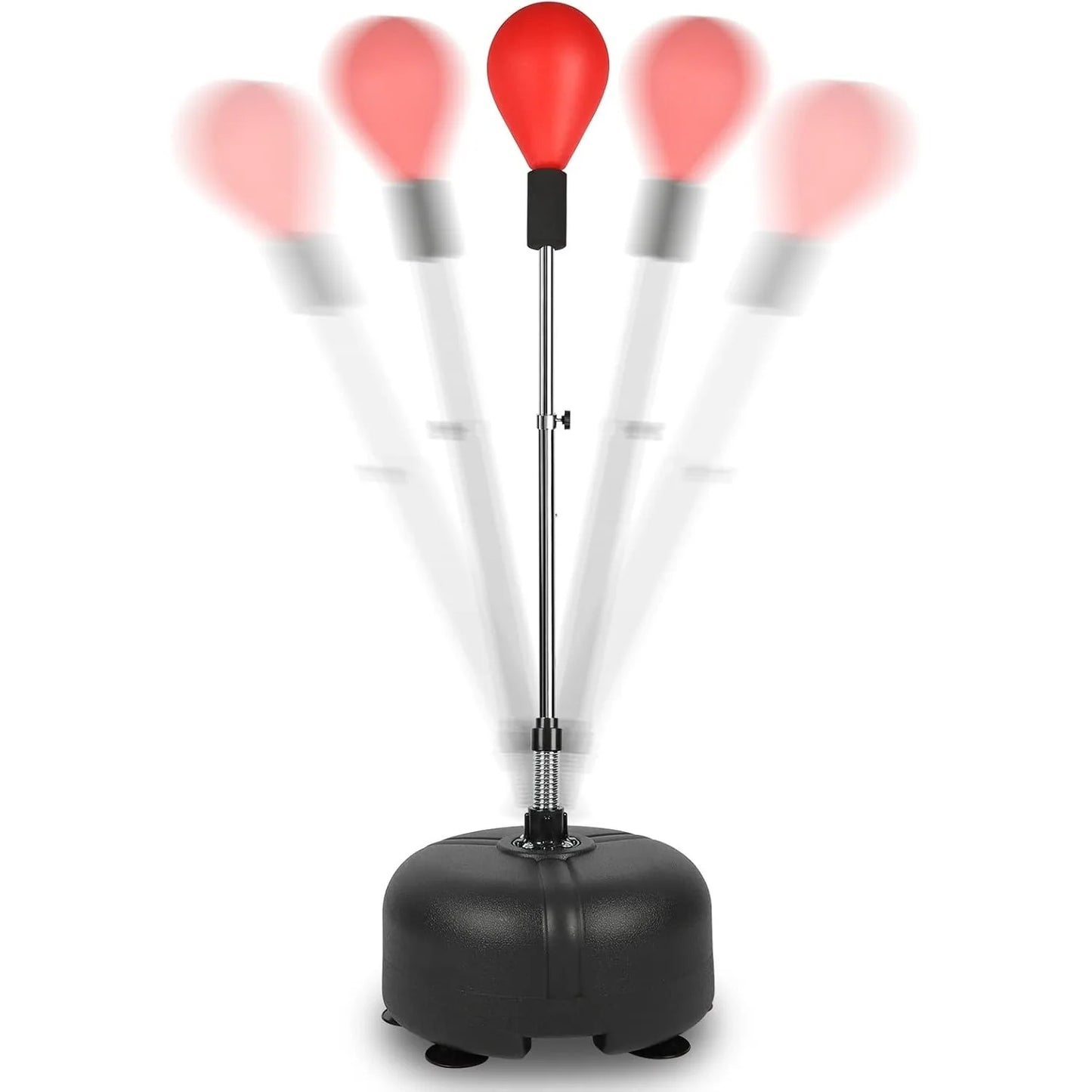 Speed Punch Ball with Stand & Adjustable Height Stand - Great for Boxing Workout Equipment, Stress Fitness