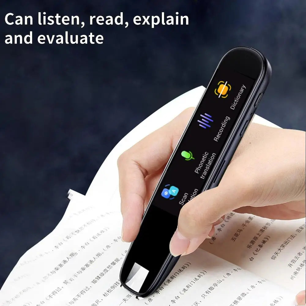 Offline Translation Pen For Teachers & Students with Dictionary English & Intelligent Scanning Point Reading 123 Languages