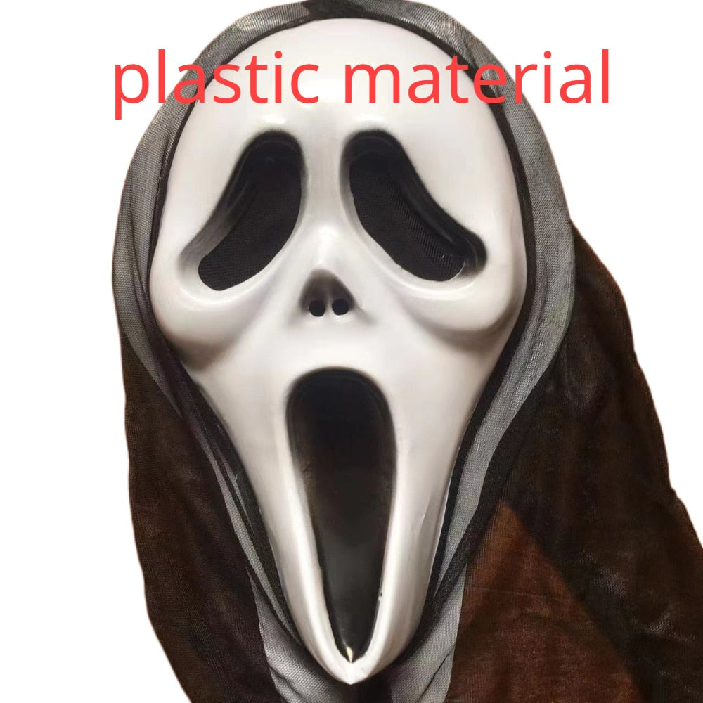 Scream Movie Themed White Horror Ghost Face Halloween Mask