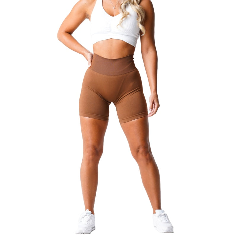 NVGTN Seamless Spandex Workout Shorts for Women - Soft and Stylish Fitness Attire