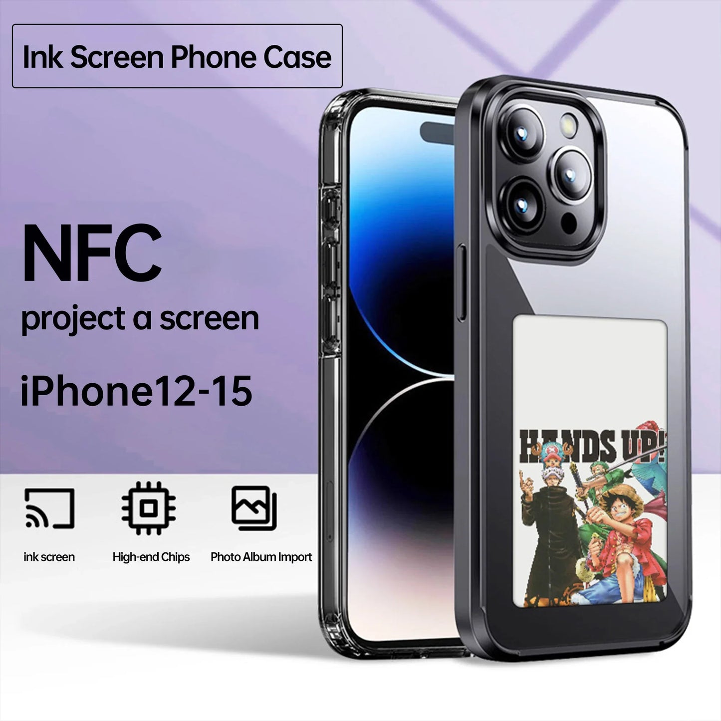 Digital Smart Case For iphone 13 14 15 Pro Max