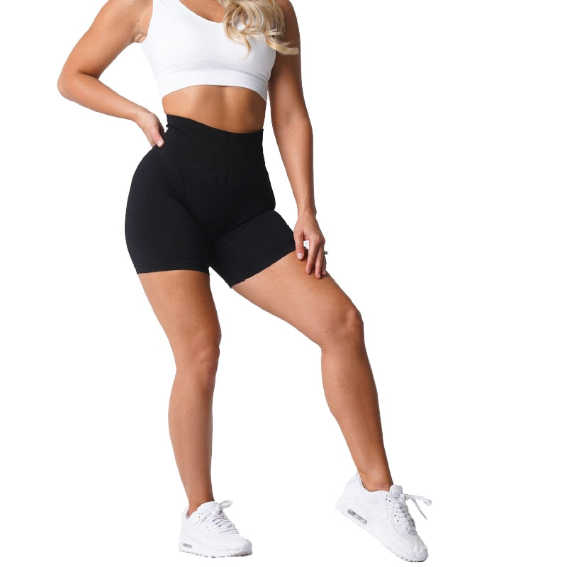 NVGTN Seamless Spandex Workout Shorts for Women - Soft and Stylish Fitness Attire