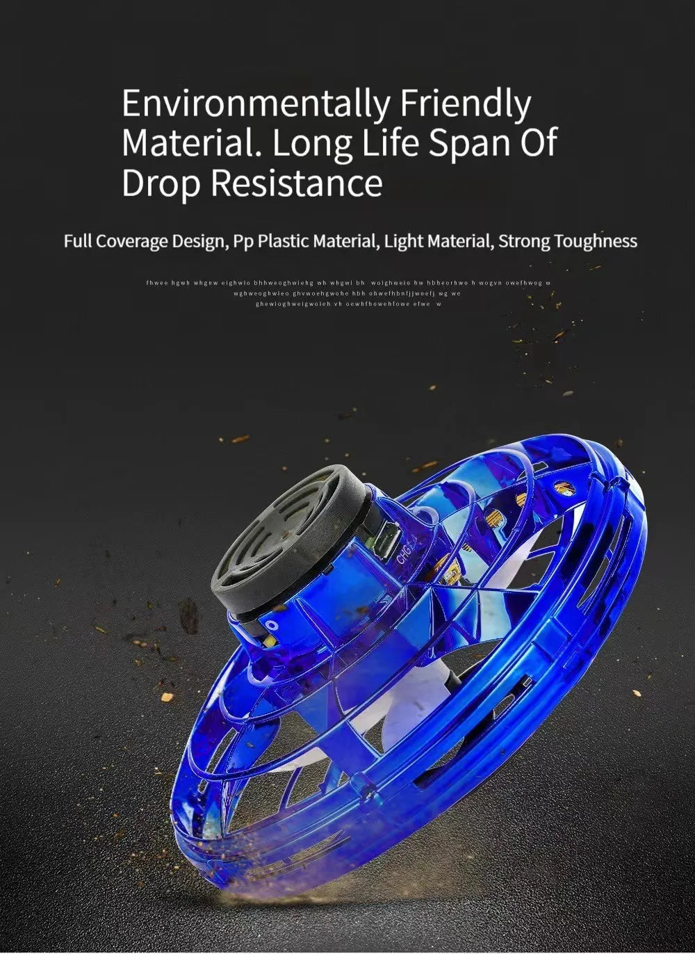 Magic Flying Spinner Flight Gyro Toy for Adults & Kids