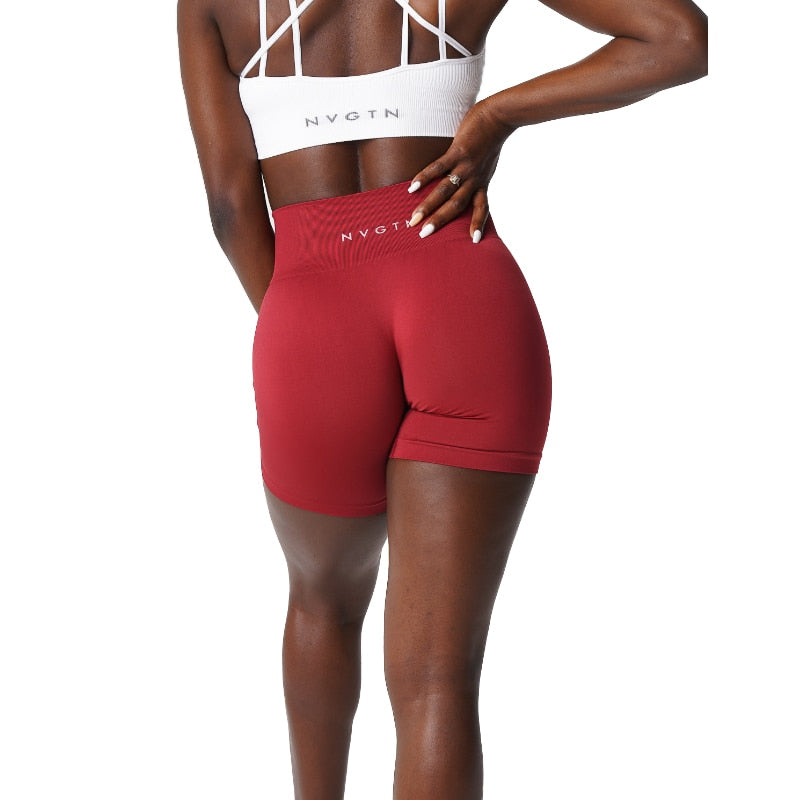 NVGTN Seamless Spandex Workout Shorts for Women - Soft and Stylish Fitness Attire