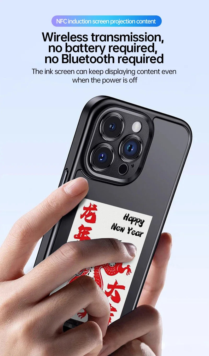 Digital Smart Case For iphone 13 14 15 Pro Max