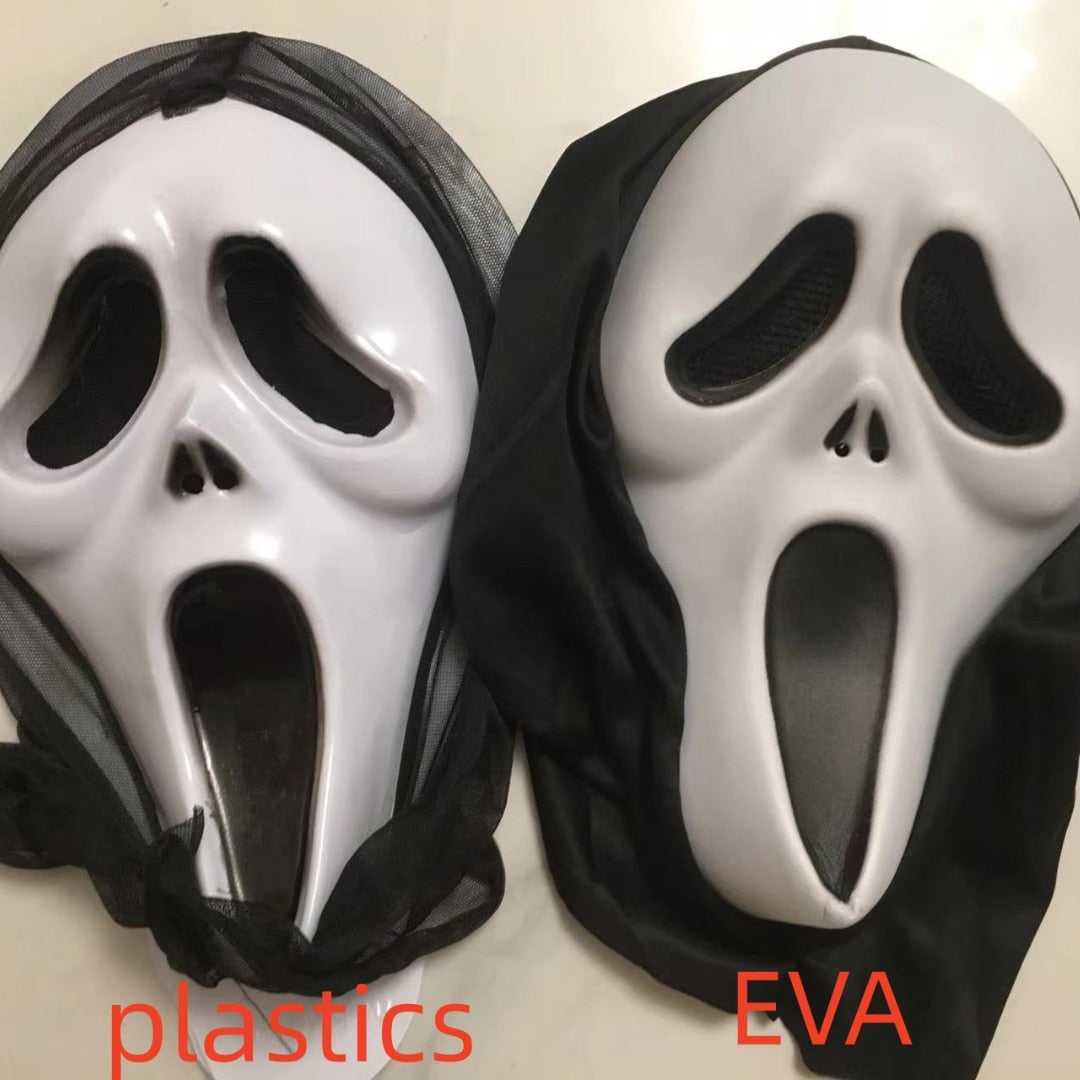 Scream Movie Themed White Horror Ghost Face Halloween Mask