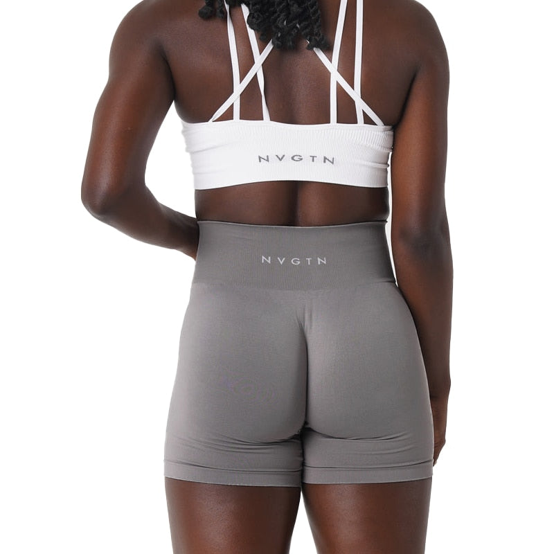 NVGTN Seamless Spandex Workout Shorts for Women - Soft and Stylish Fitness Attire