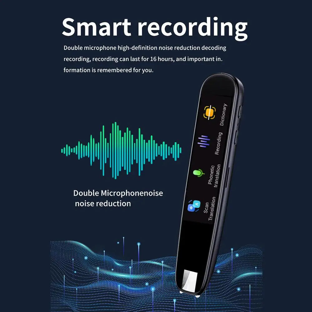 Offline Translation Pen For Teachers & Students with Dictionary English & Intelligent Scanning Point Reading 123 Languages