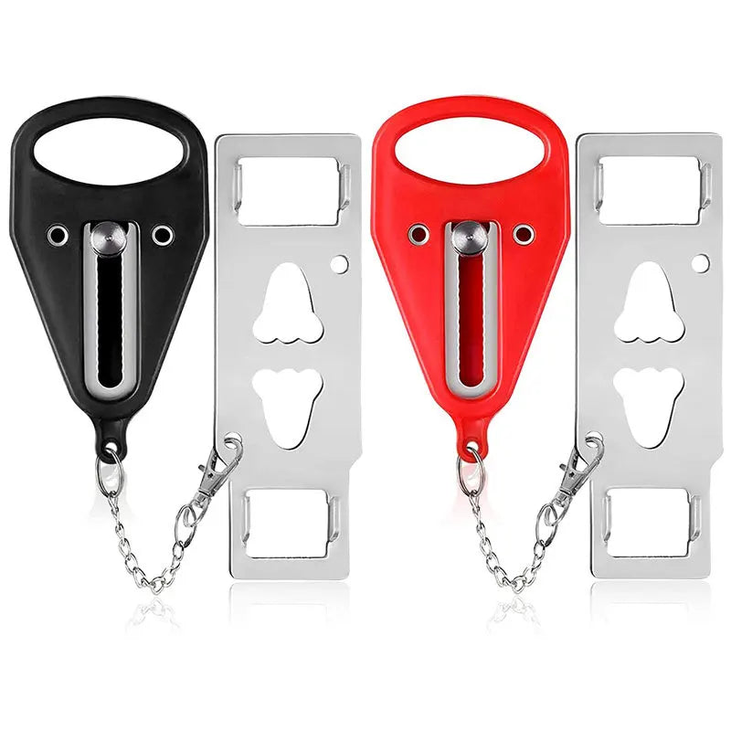Travel Safety Door Lock No Drilling Required Manual Hotel Room Removable For Travel Safety