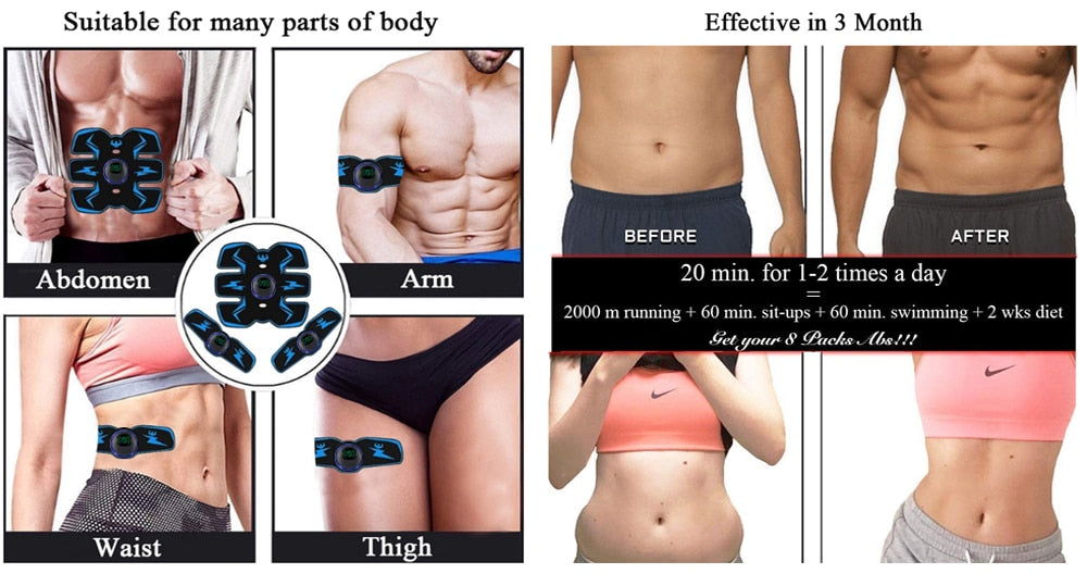 Smart EMS Muscle Stimulator: Your Personal Ab Trainer