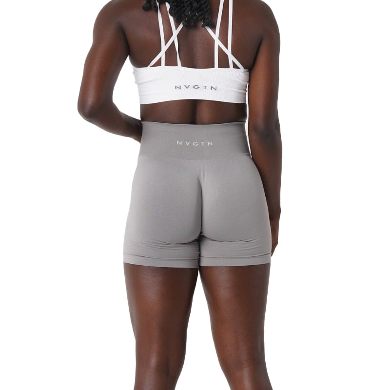 NVGTN Seamless Spandex Workout Shorts for Women - Soft and Stylish Fitness Attire
