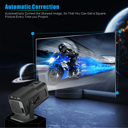 HY320mini Android Smart 1080P 4K Movie Projector 11.0 With Portable WIFI Bluetooth Home Cinema 720P Compatible with Smartphone