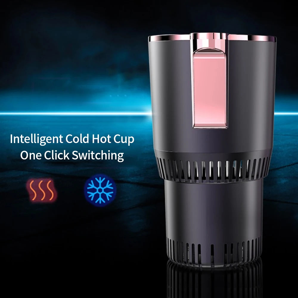 Smart Car Cold or Hot Touch Screen Beverage  Cup Holder