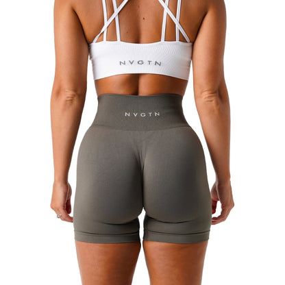 NVGTN Seamless Spandex Workout Shorts for Women - Soft and Stylish Fitness Attire