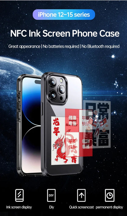Digital Smart Case For iphone 13 14 15 Pro Max