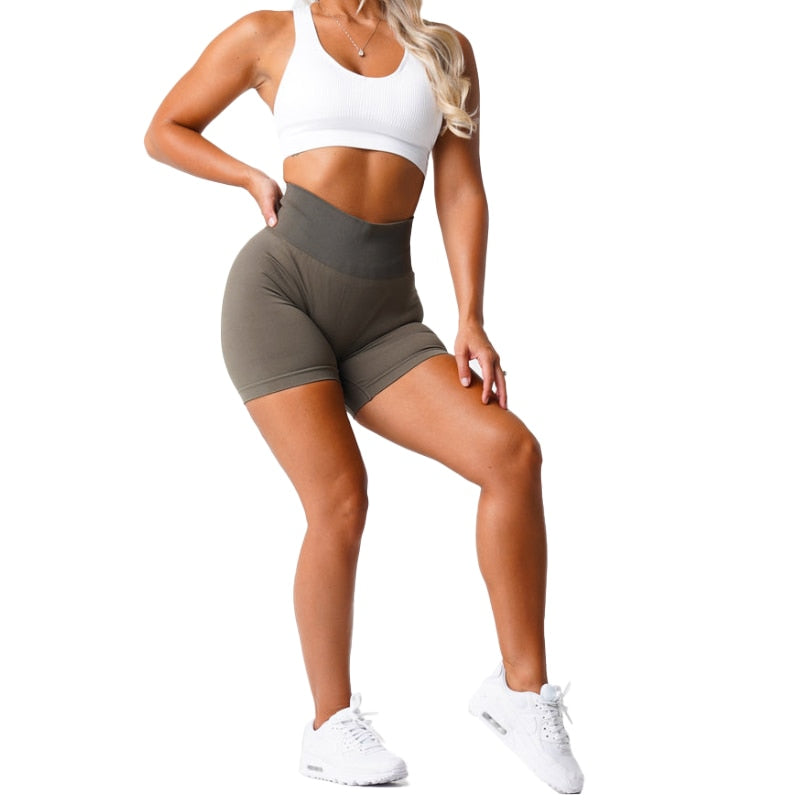NVGTN Seamless Spandex Workout Shorts for Women - Soft and Stylish Fitness Attire