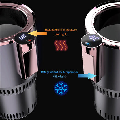 Smart Car Cold or Hot Touch Screen Beverage  Cup Holder