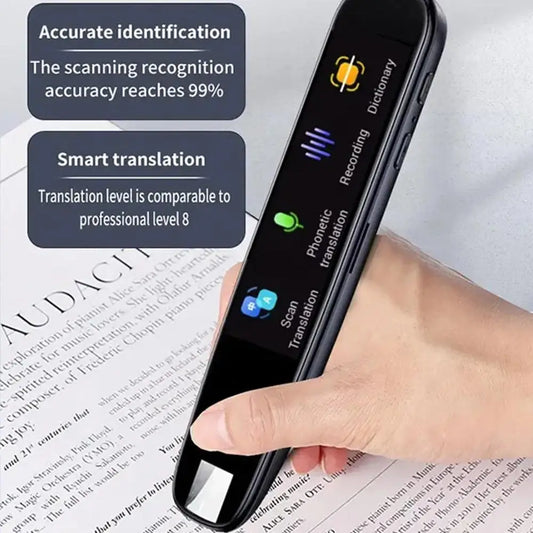Offline Translation Pen For Teachers & Students with Dictionary English & Intelligent Scanning Point Reading 123 Languages