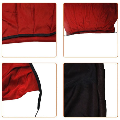 Reversible Black/ Red  Vampire  Halloween Party Costume Cape...