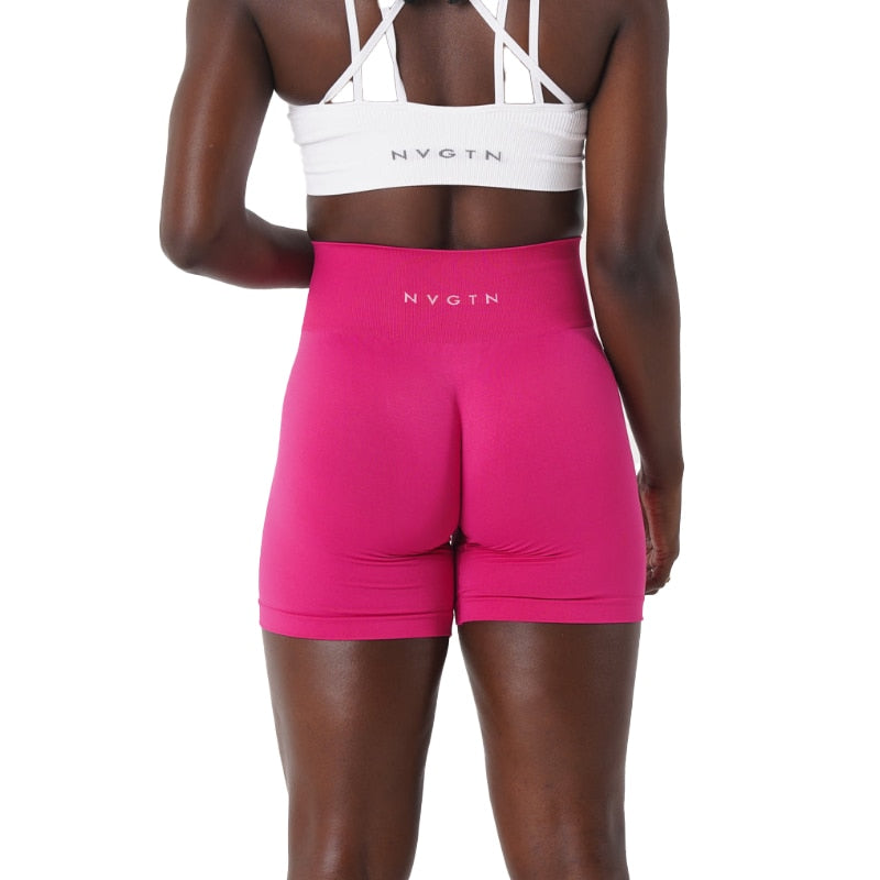 NVGTN Seamless Spandex Workout Shorts for Women - Soft and Stylish Fitness Attire