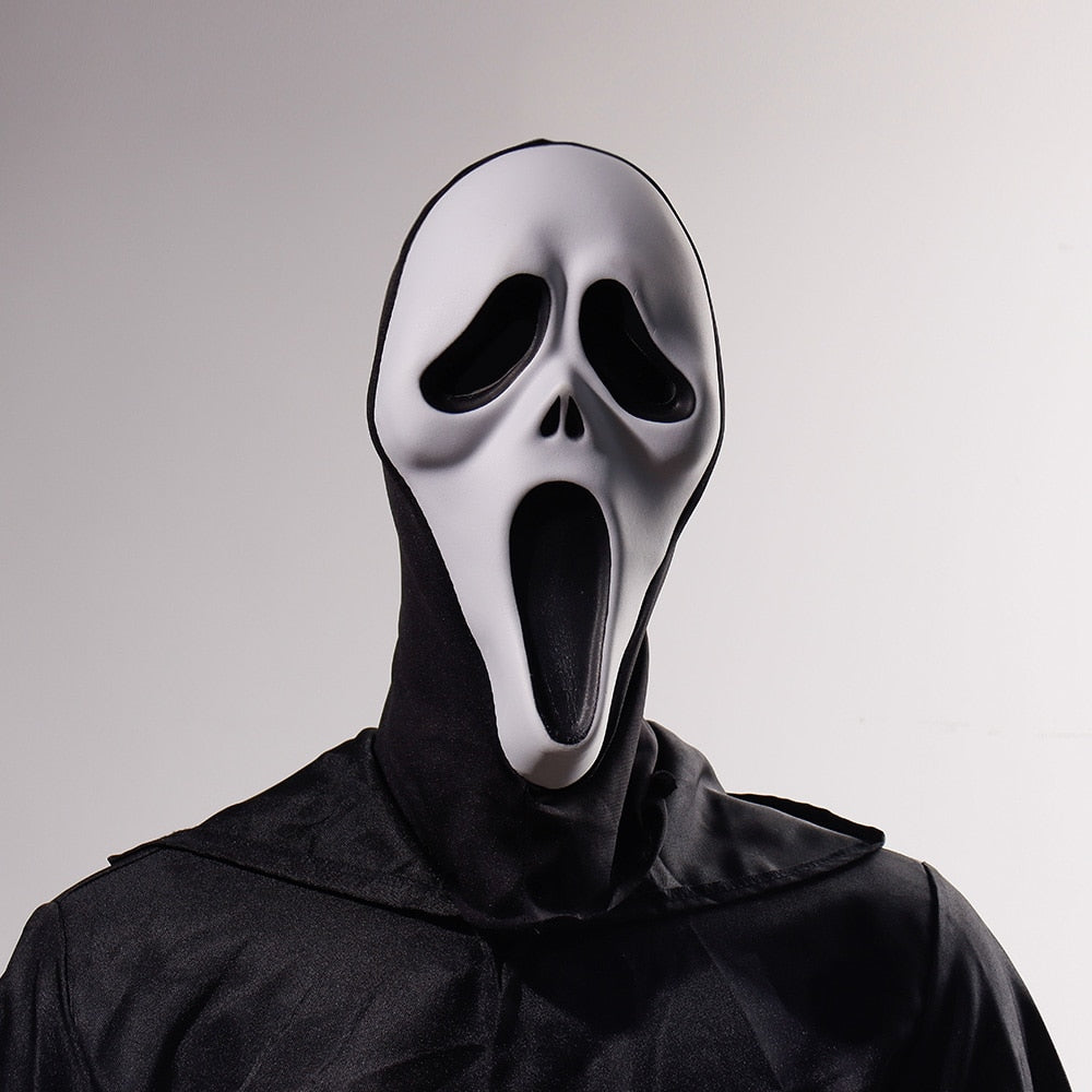 Scream Movie Themed White Horror Ghost Face Halloween Mask